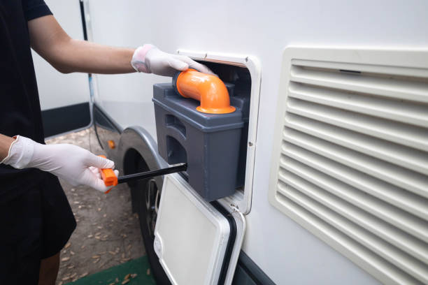 Porta potty delivery and setup in Central Garage, VA